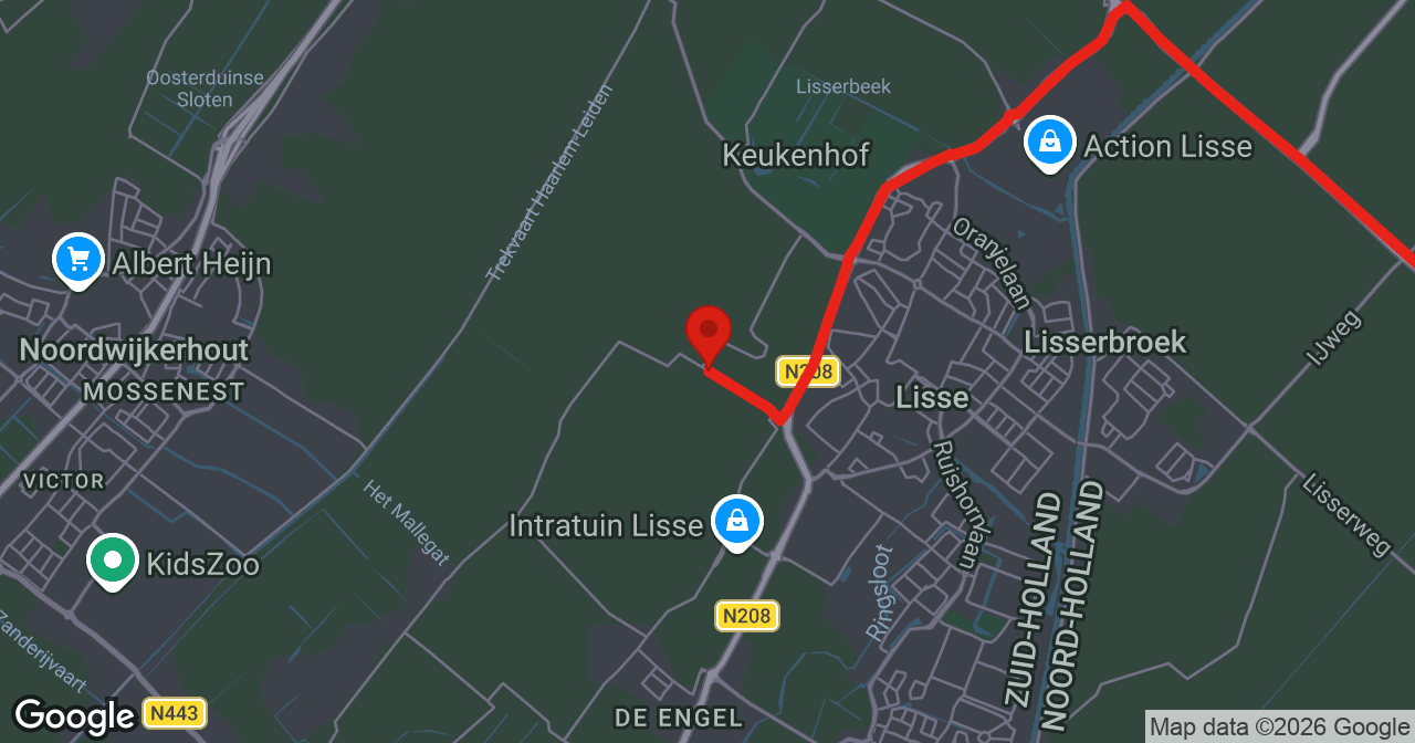 Kaart van de meldlocatie