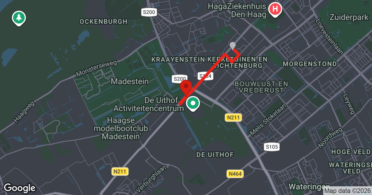 Kaart van de meldlocatie