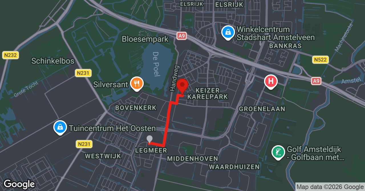 Kaart van de meldlocatie