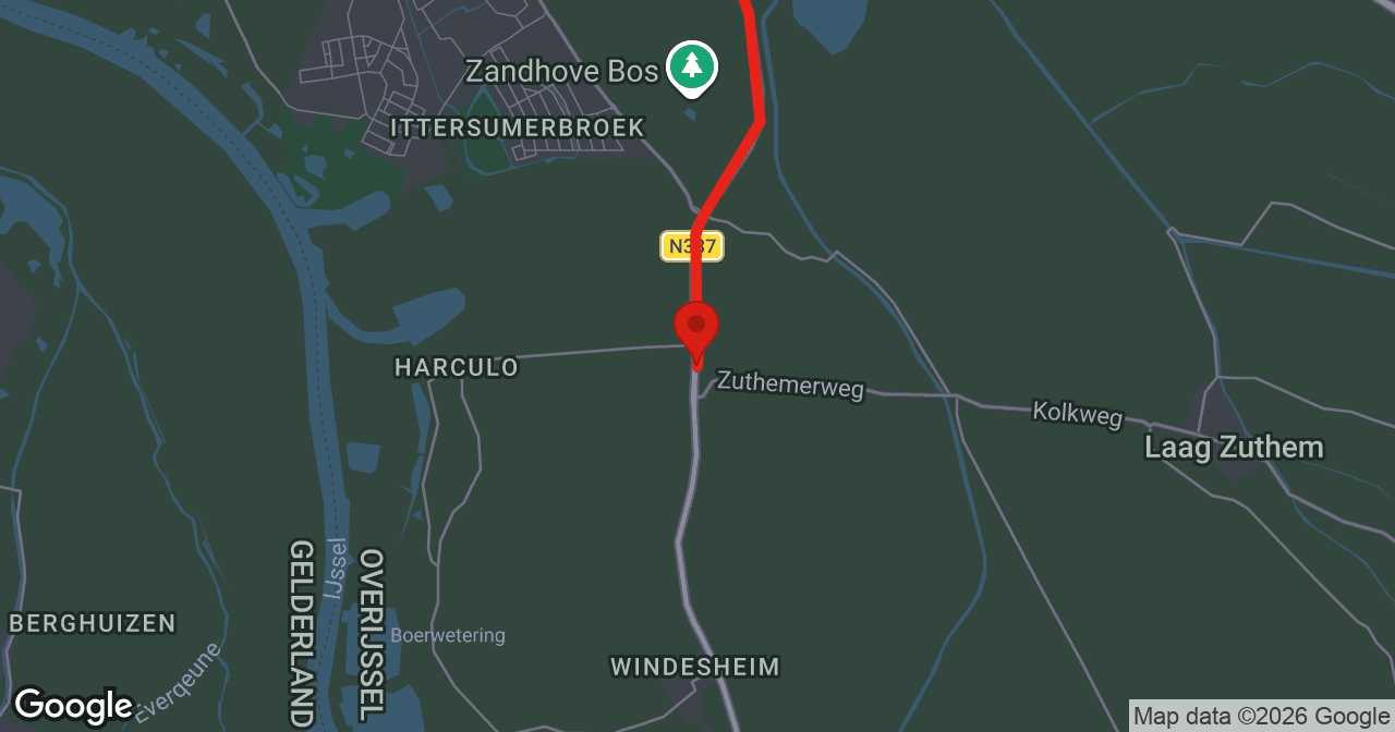 Kaart van de meldlocatie