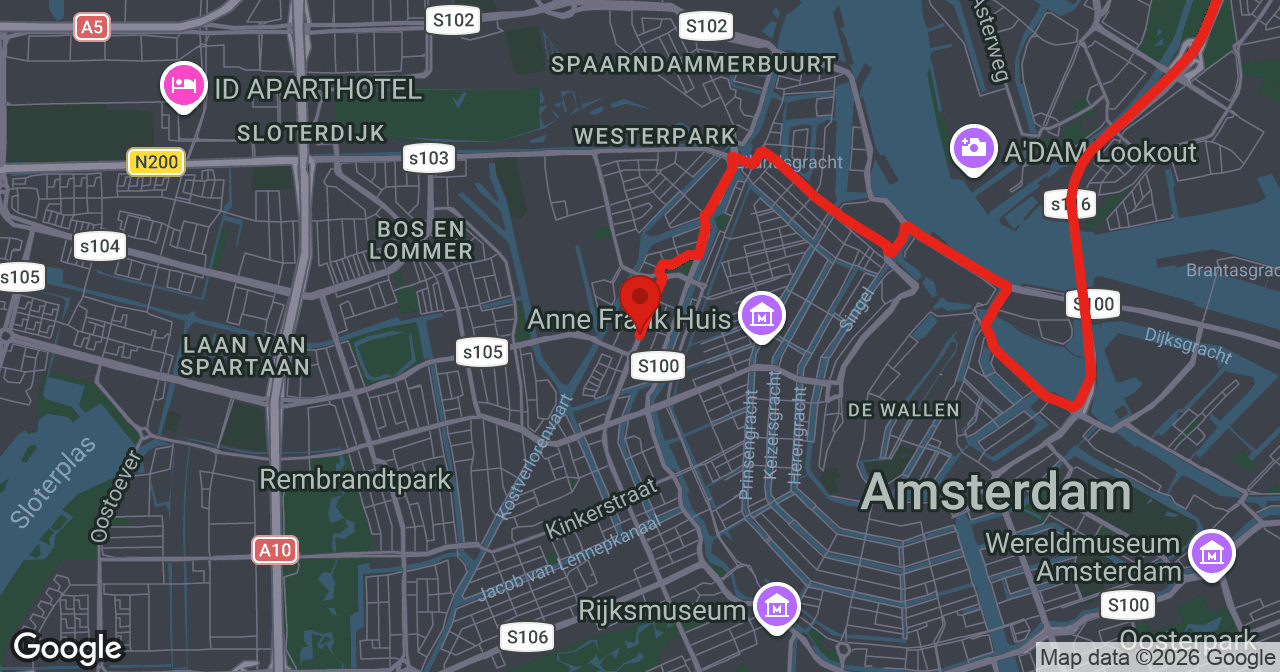 Kaart van de meldlocatie