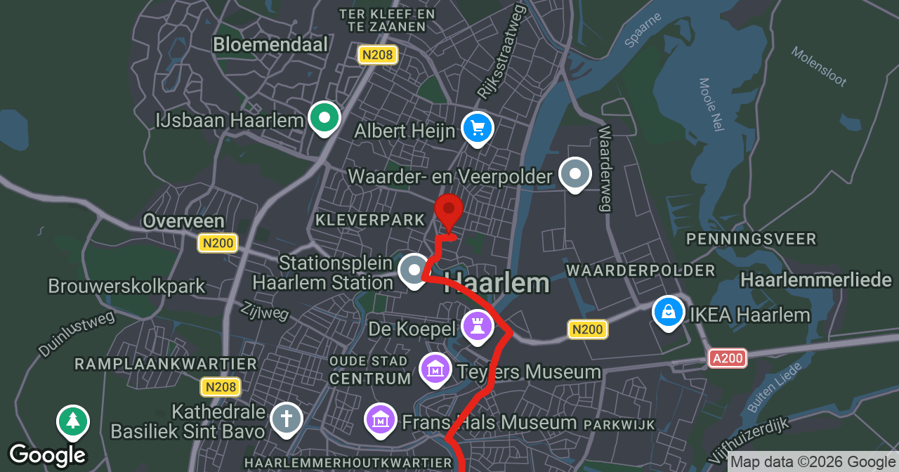 Kaart van de meldlocatie