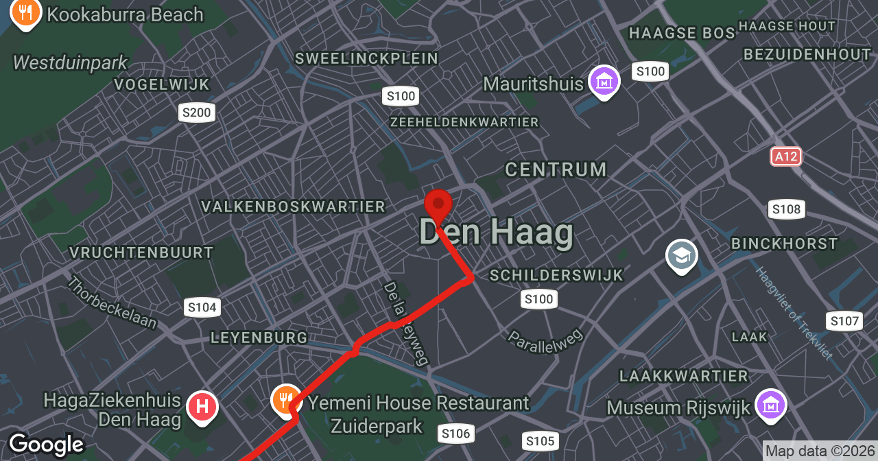 Kaart van de meldlocatie