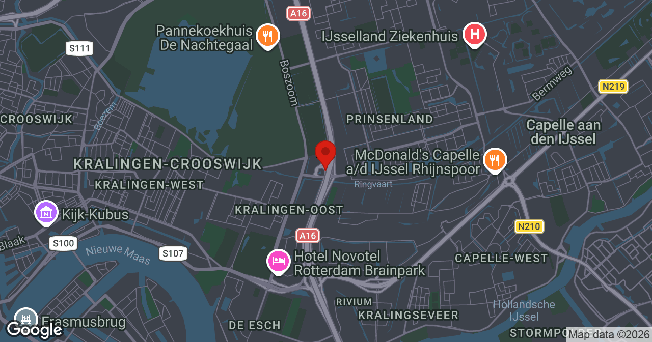 Kaart van de meldlocatie