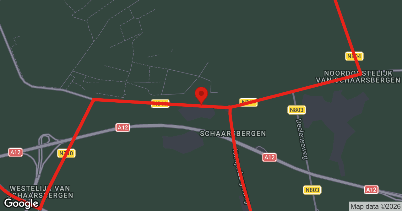 Kaart van de meldlocatie