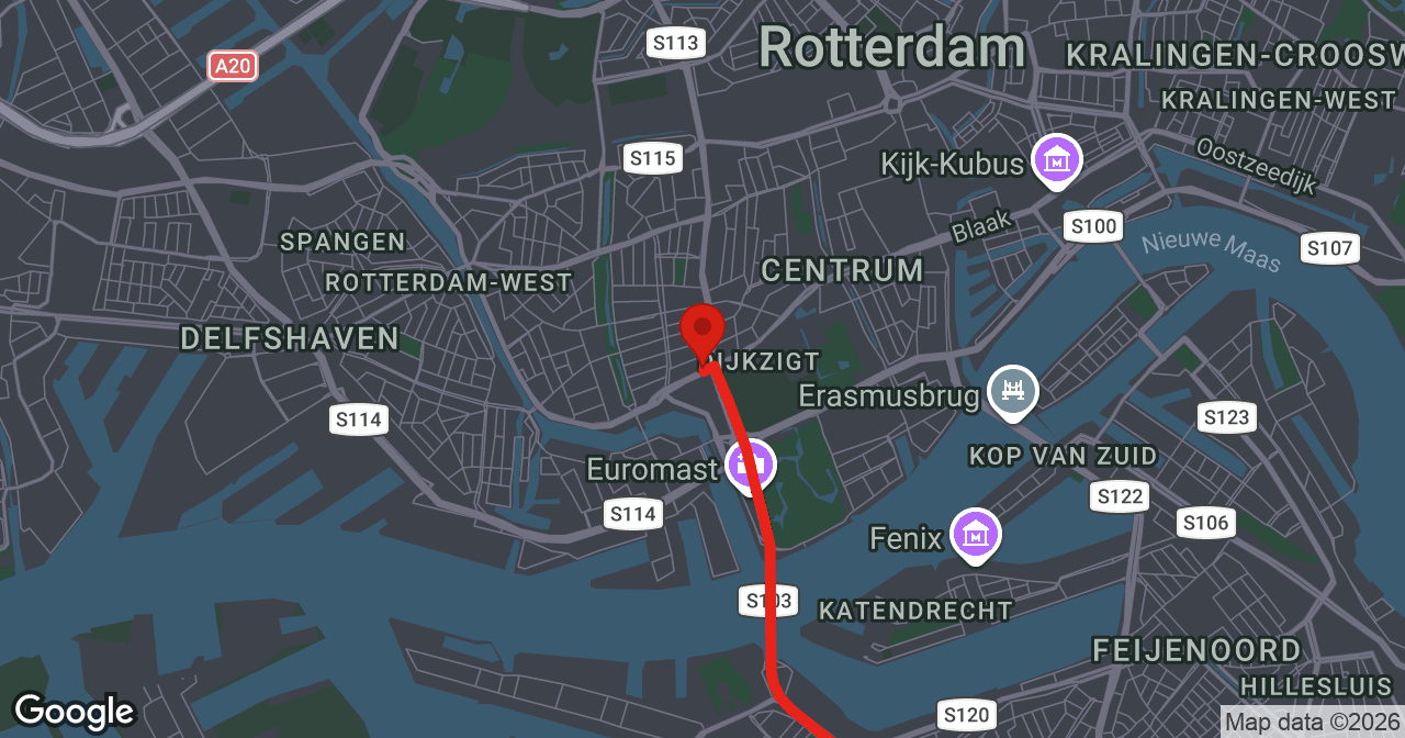 Kaart van de meldlocatie