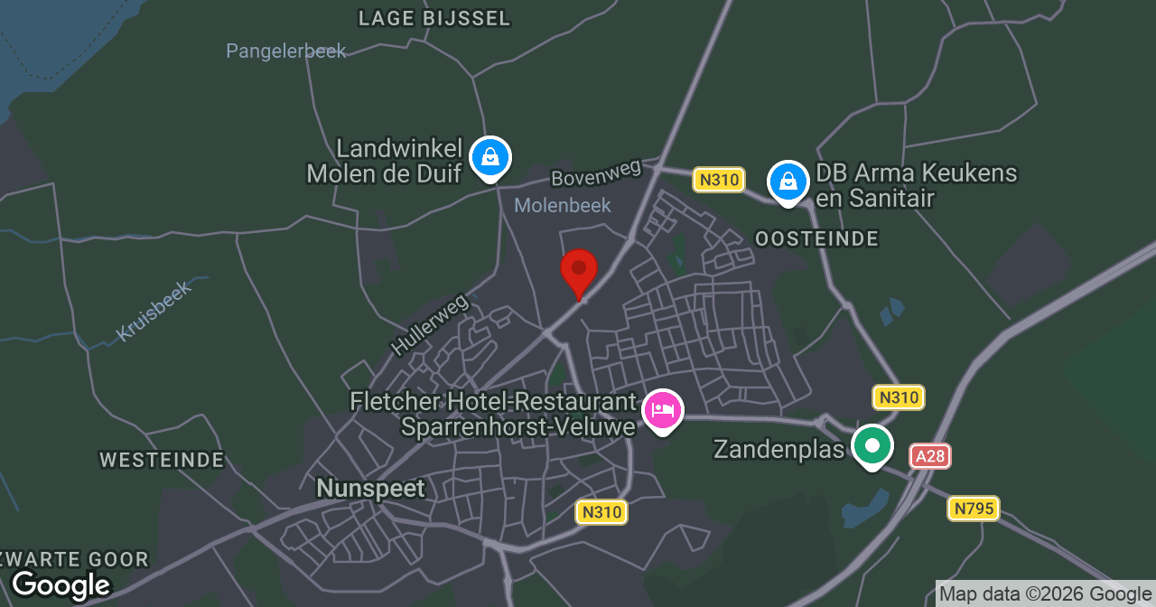 Kaart van de meldlocatie