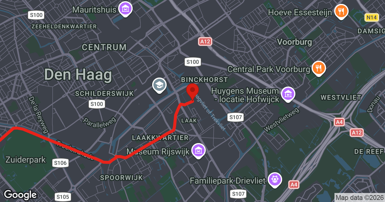 Kaart van de meldlocatie