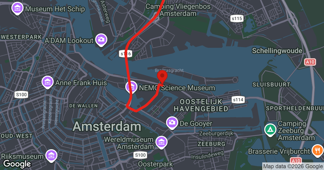 Kaart van de meldlocatie