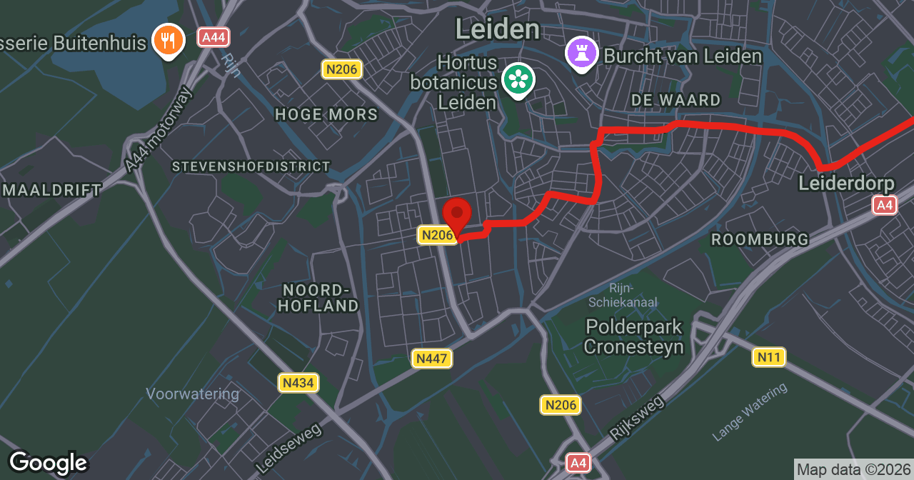 Kaart van de meldlocatie