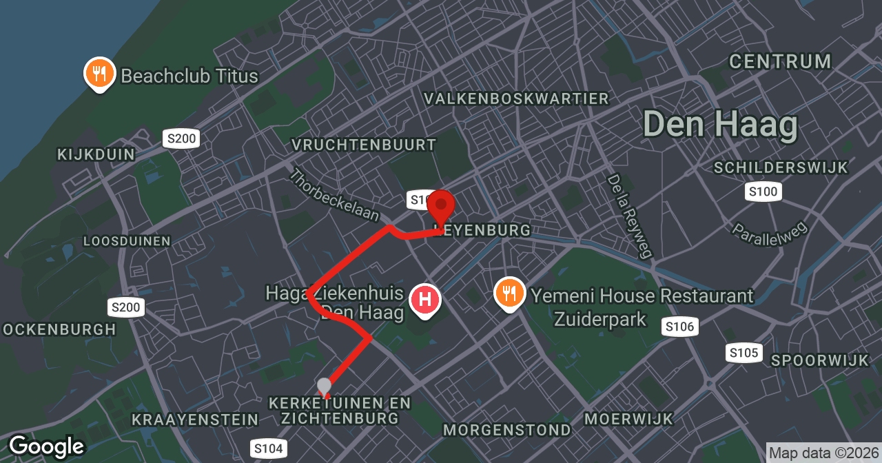 Kaart van de meldlocatie