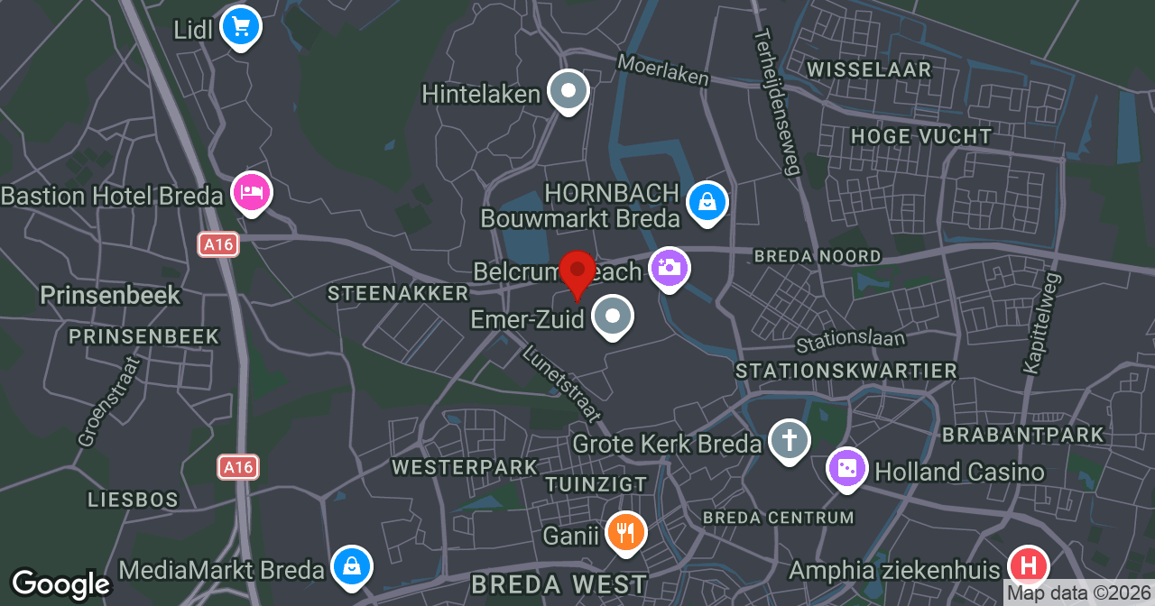 Kaart van de meldlocatie
