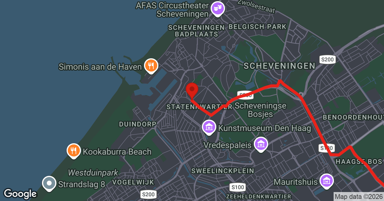 Kaart van de meldlocatie