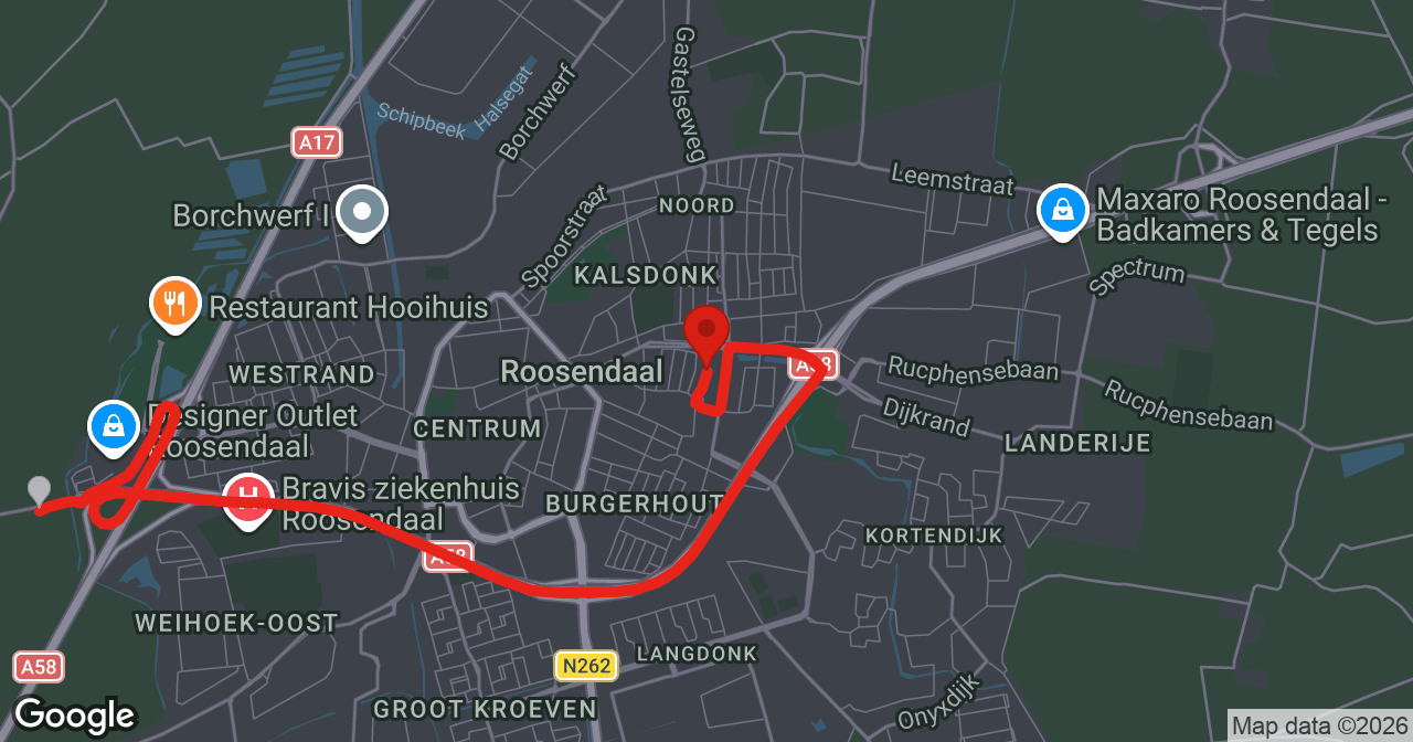 Kaart van de meldlocatie