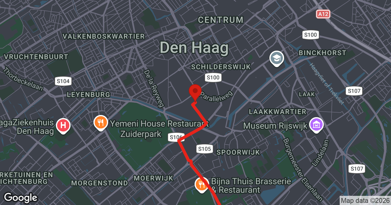 Kaart van de meldlocatie
