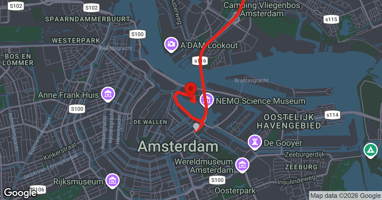 Kaart van de meldlocatie