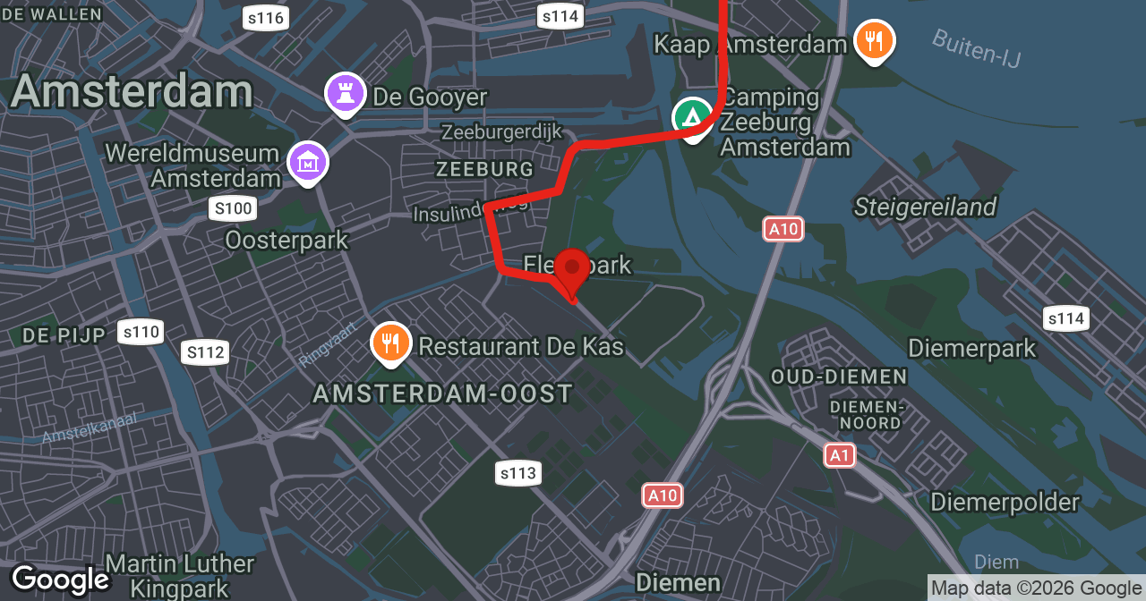 Kaart van de meldlocatie