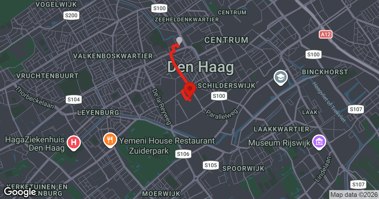 Kaart van de meldlocatie
