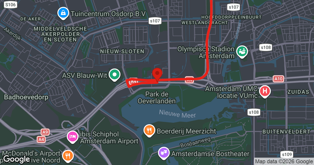 Kaart van de meldlocatie