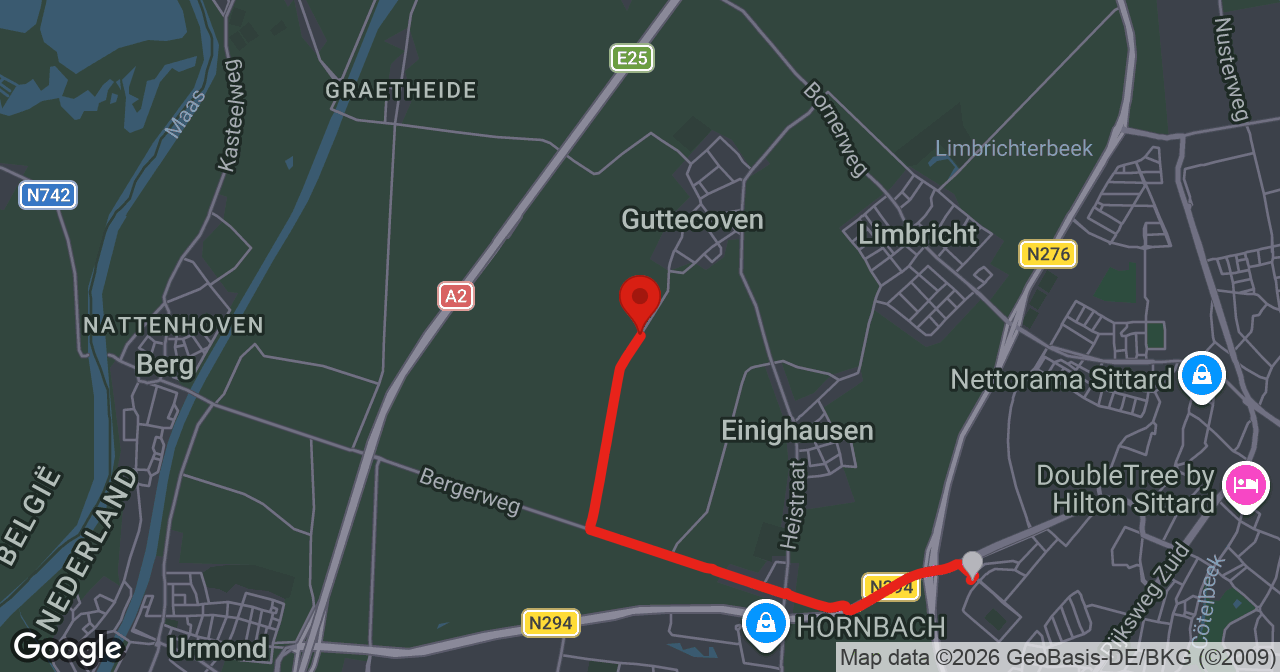 Kaart van de meldlocatie