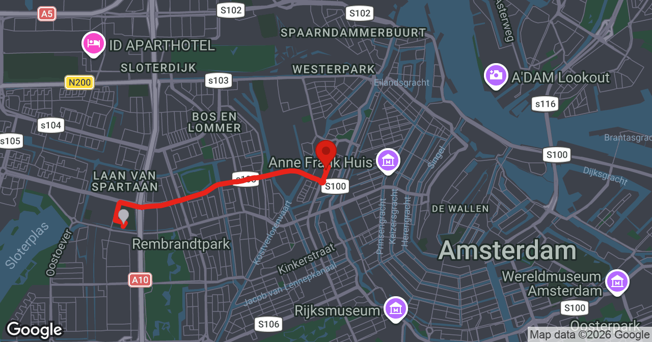 Kaart van de meldlocatie