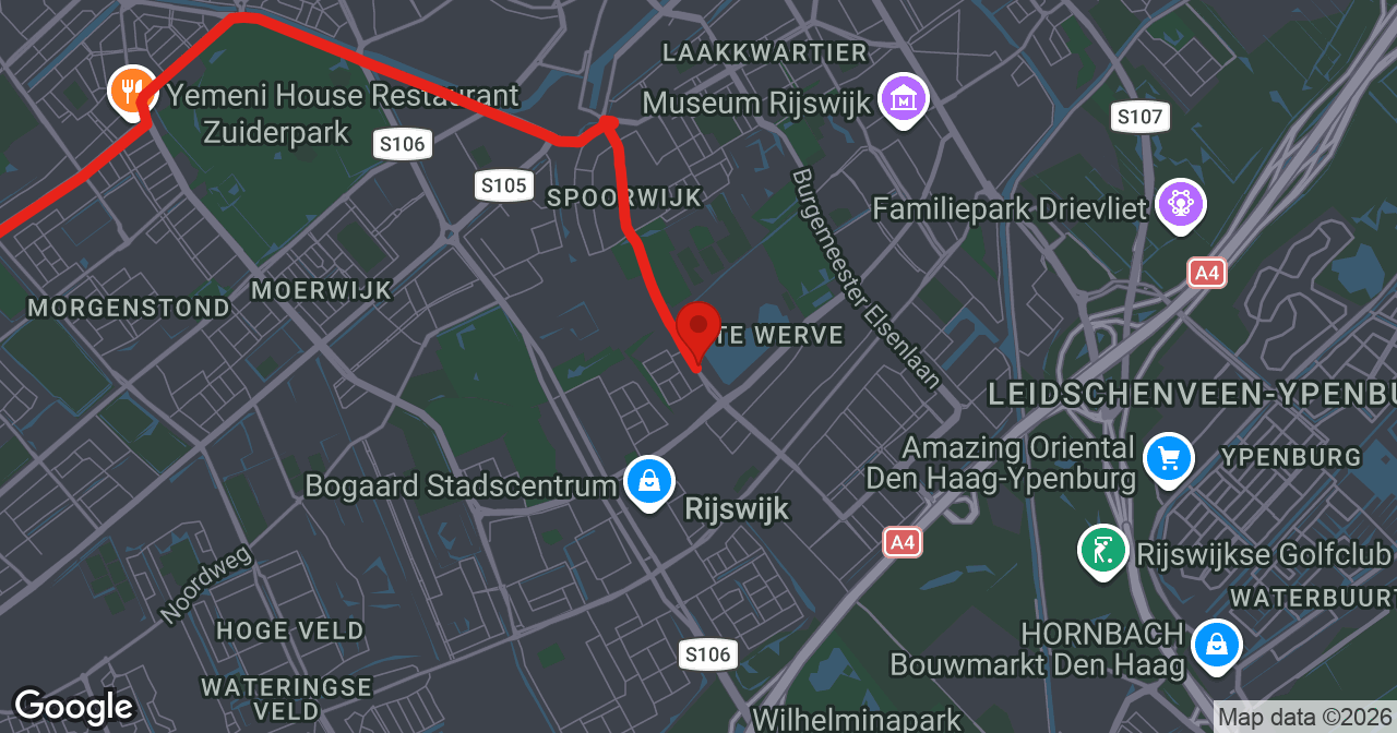 Kaart van de meldlocatie