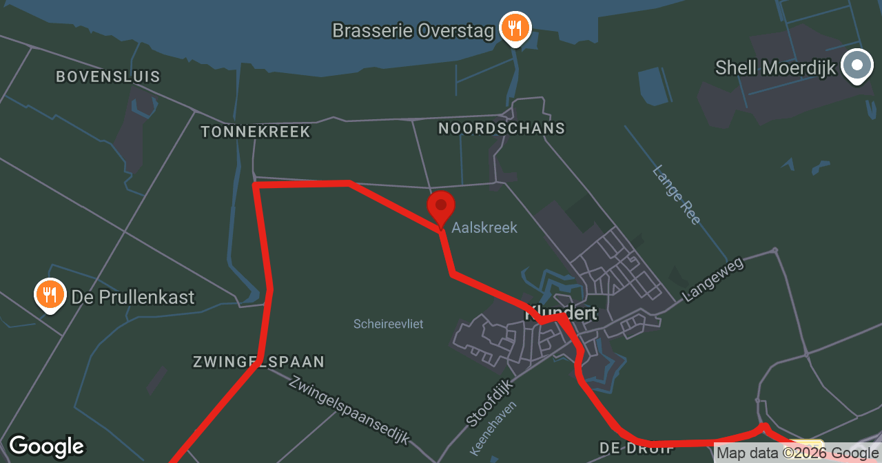 Kaart van de meldlocatie