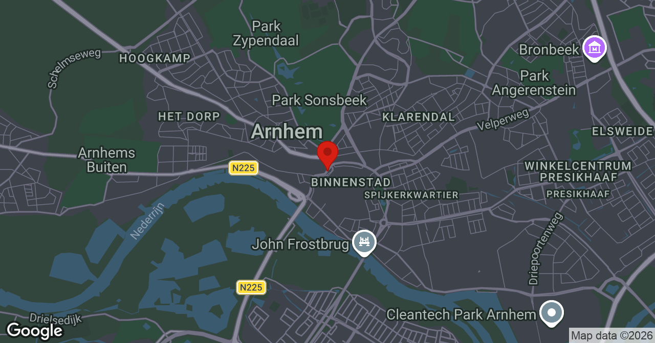 Kaart van de meldlocatie