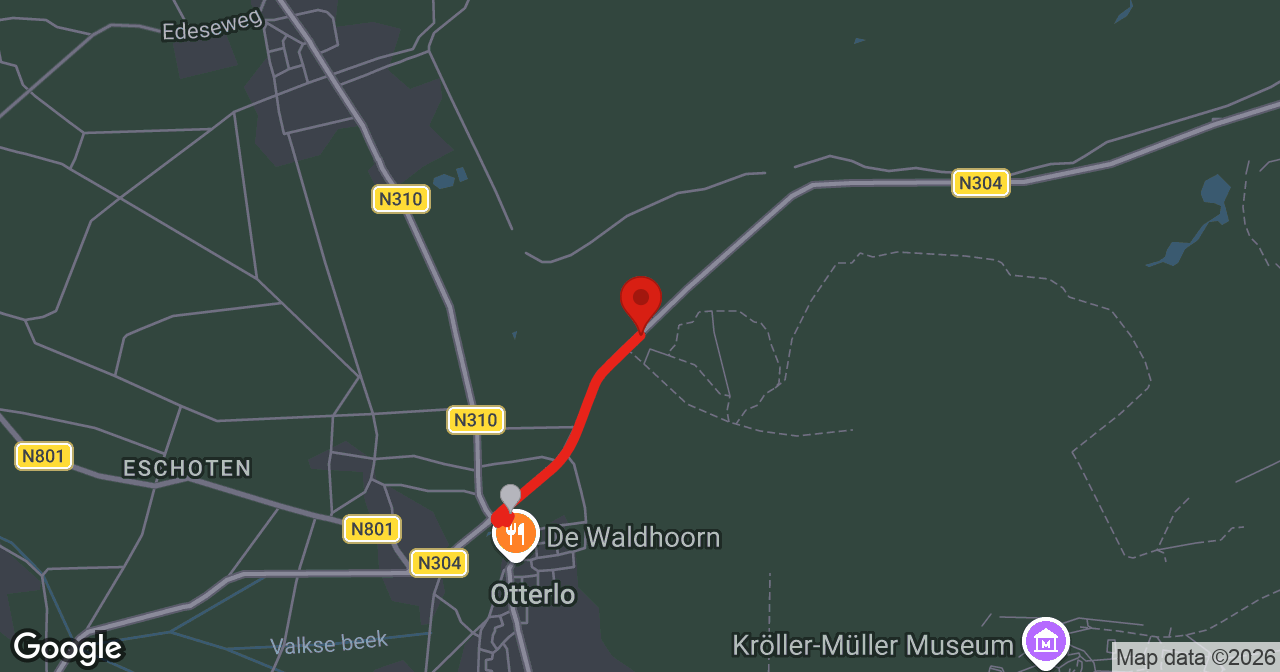 Kaart van de meldlocatie