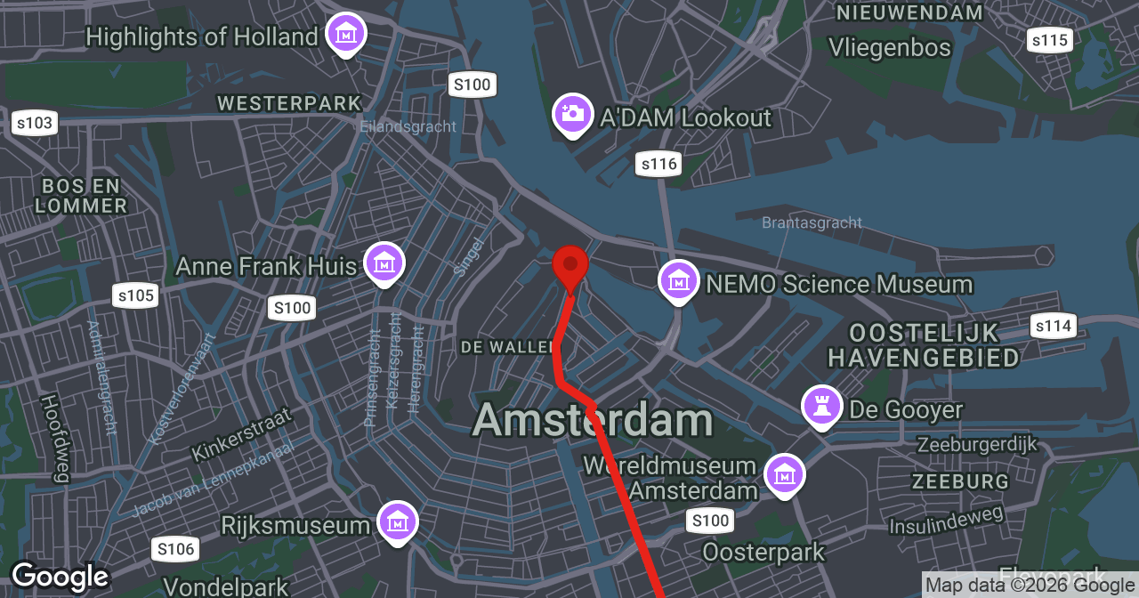 Kaart van de meldlocatie