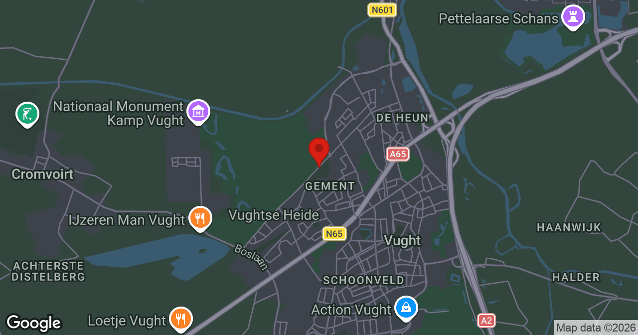 Kaart van de meldlocatie