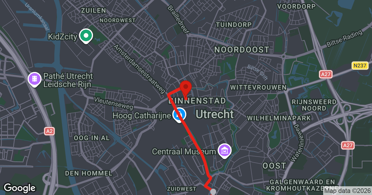 Kaart van de meldlocatie