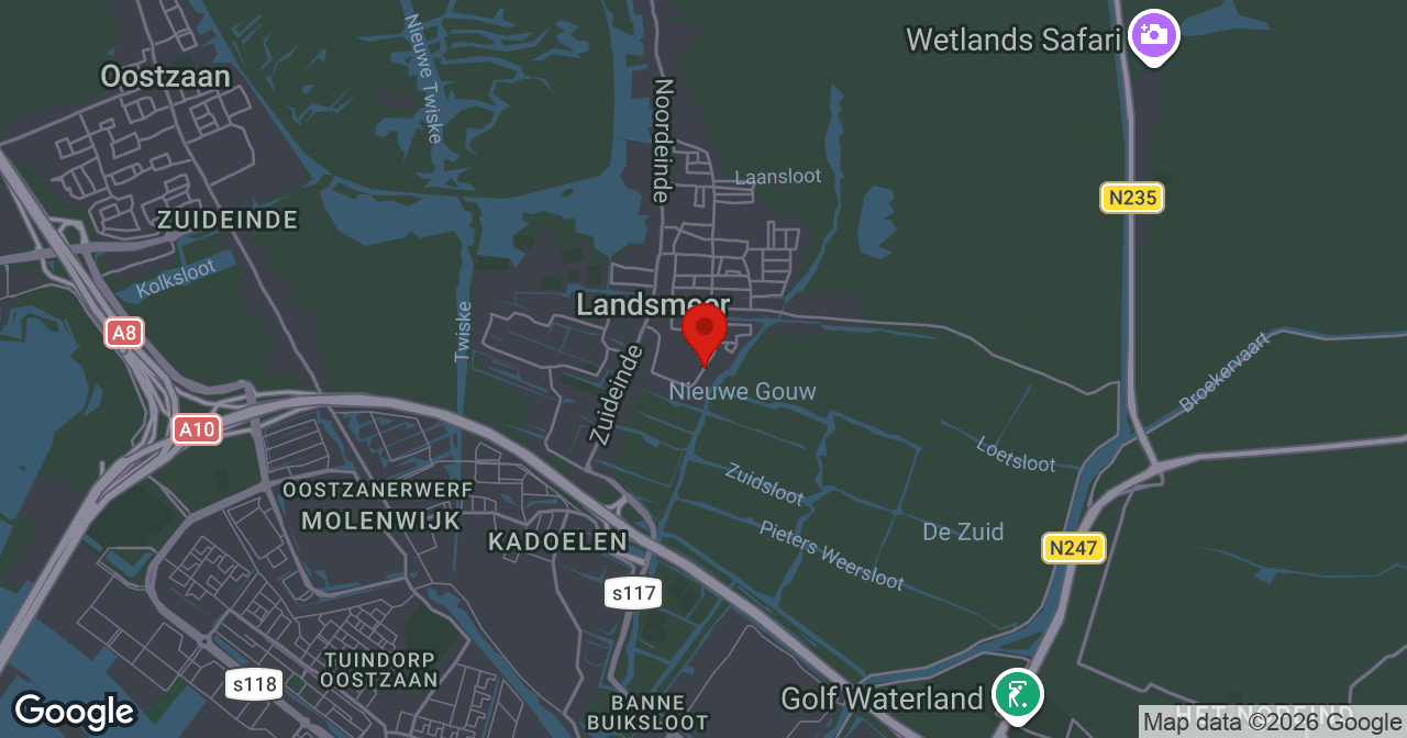 Kaart van de meldlocatie