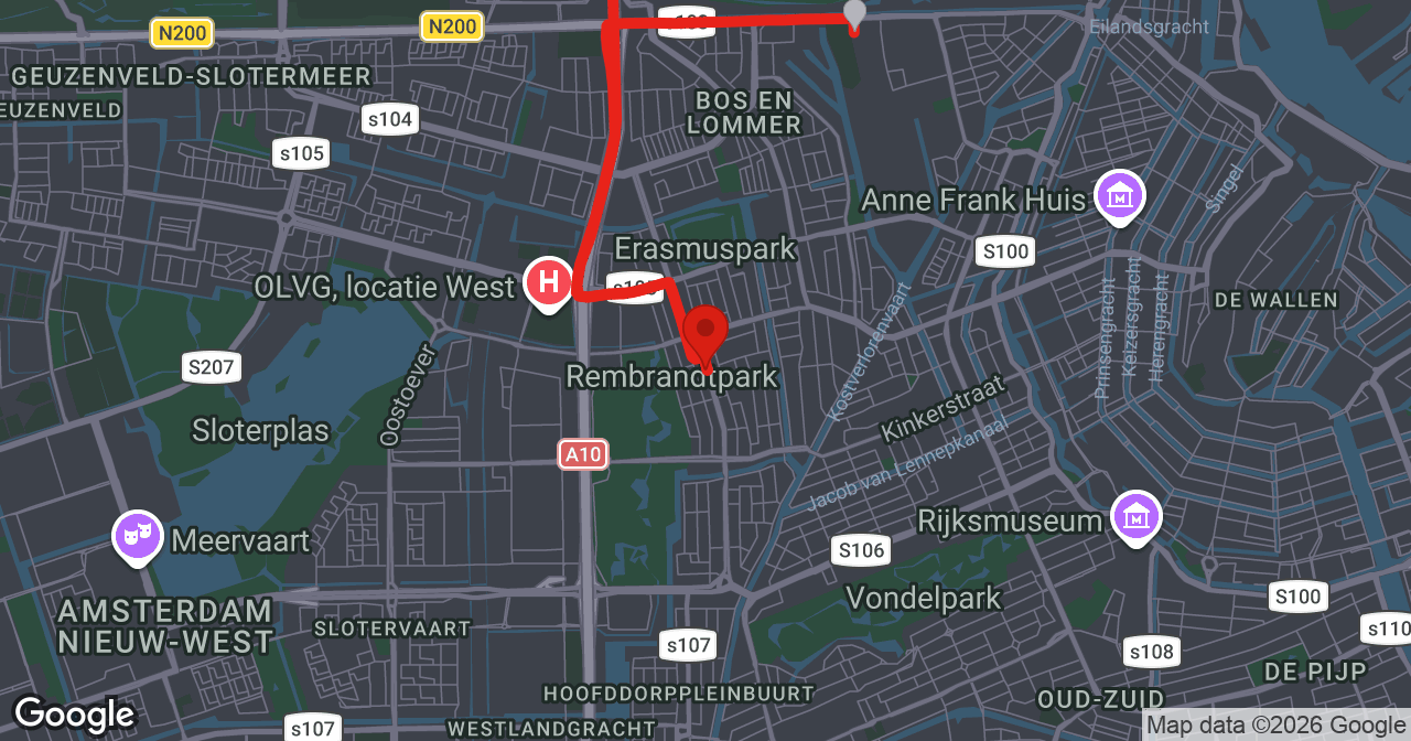 Kaart van de meldlocatie