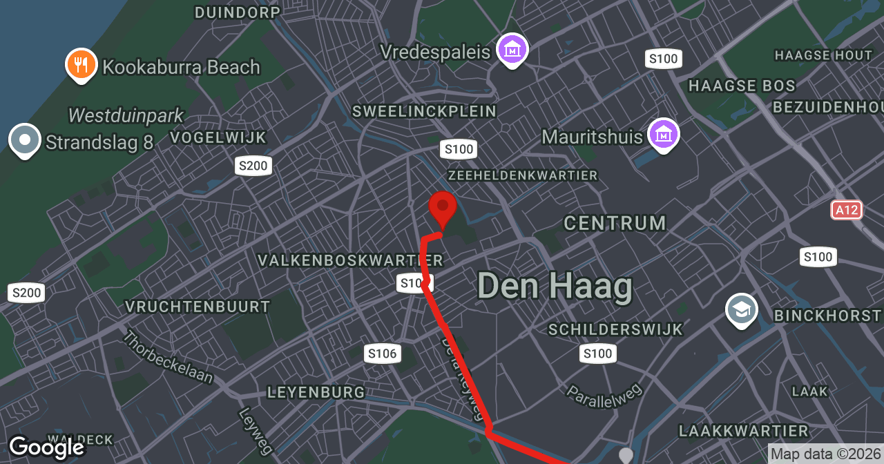 Kaart van de meldlocatie