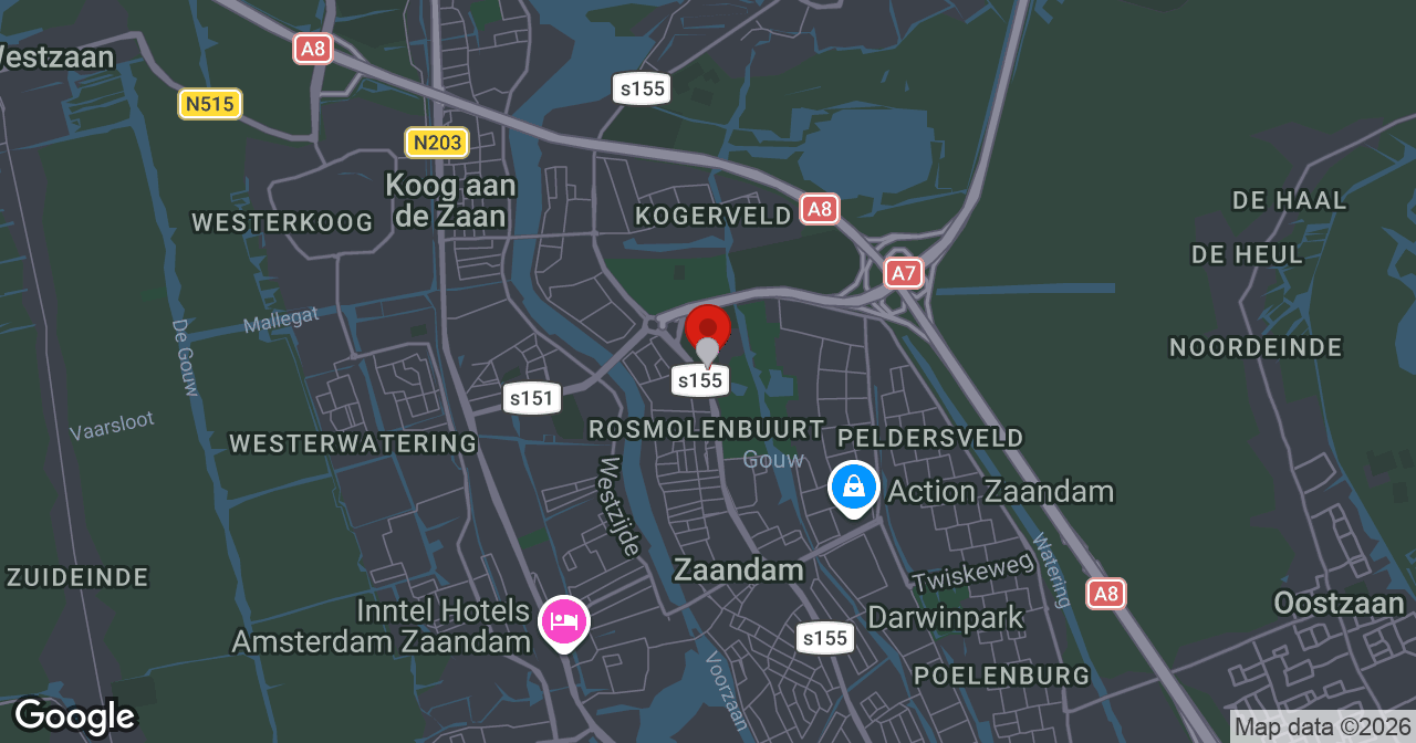 Kaart van de meldlocatie
