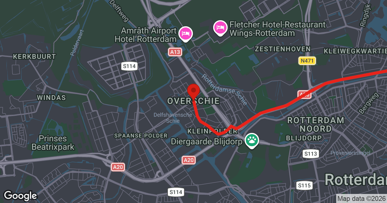 Kaart van de meldlocatie
