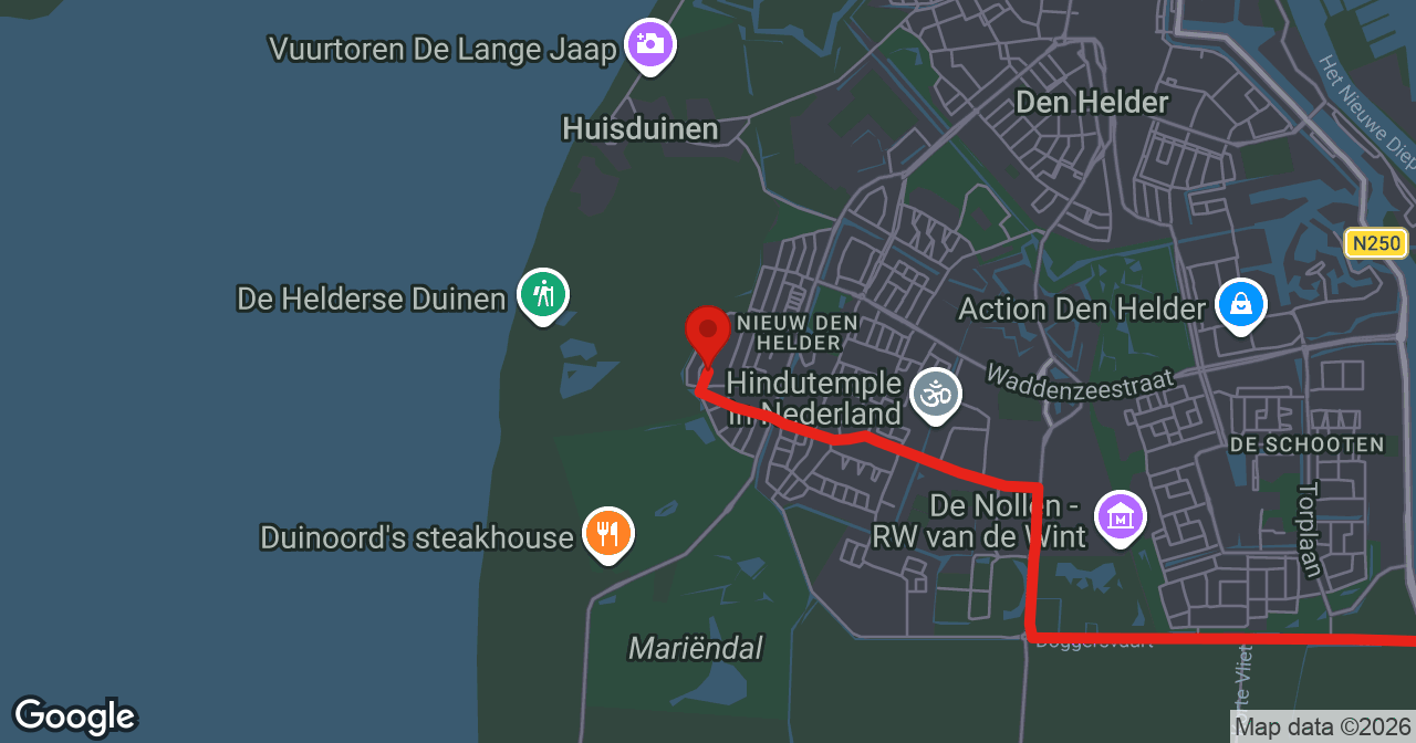 Kaart van de meldlocatie