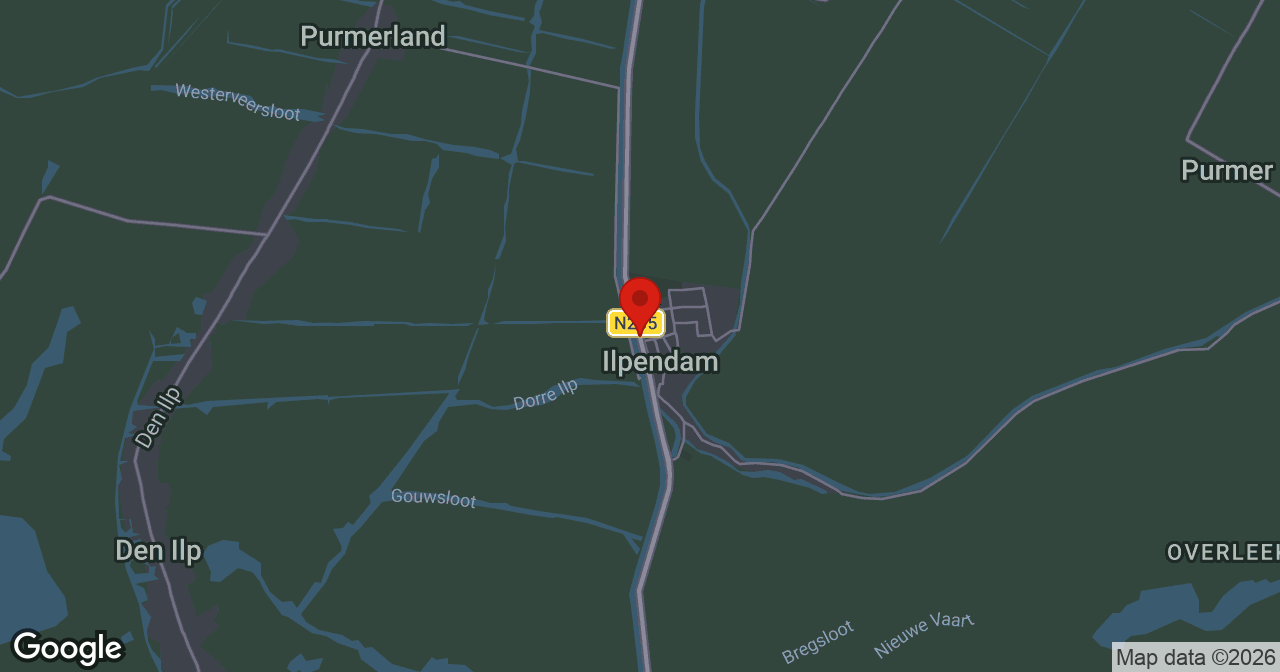 Kaart van de meldlocatie