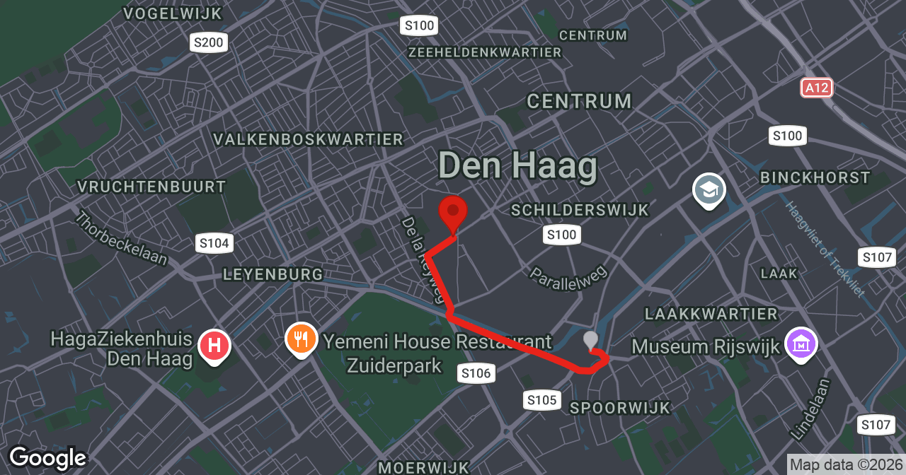 Kaart van de meldlocatie