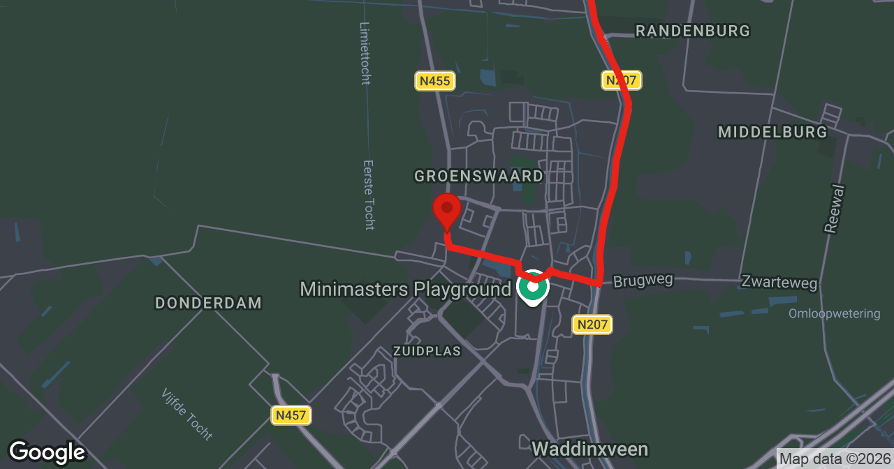 Kaart van de meldlocatie