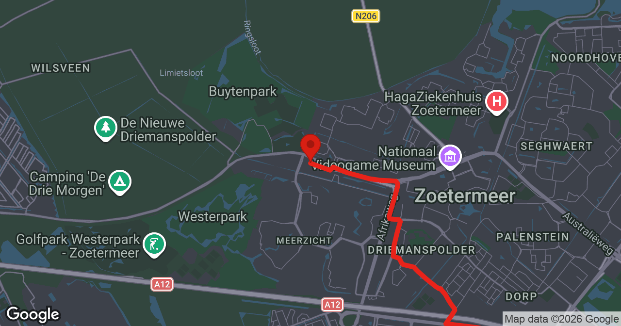 Kaart van de meldlocatie