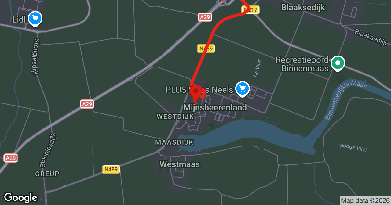 Kaart van de meldlocatie