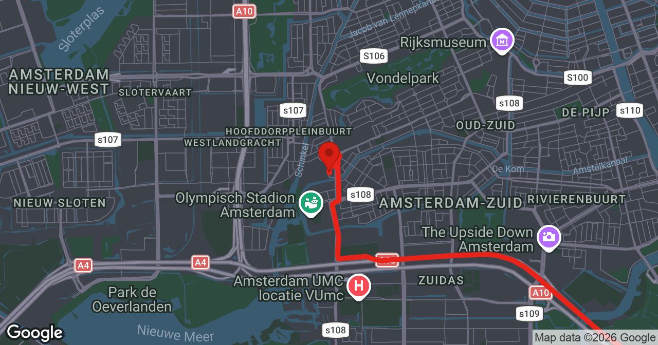 Kaart van de meldlocatie