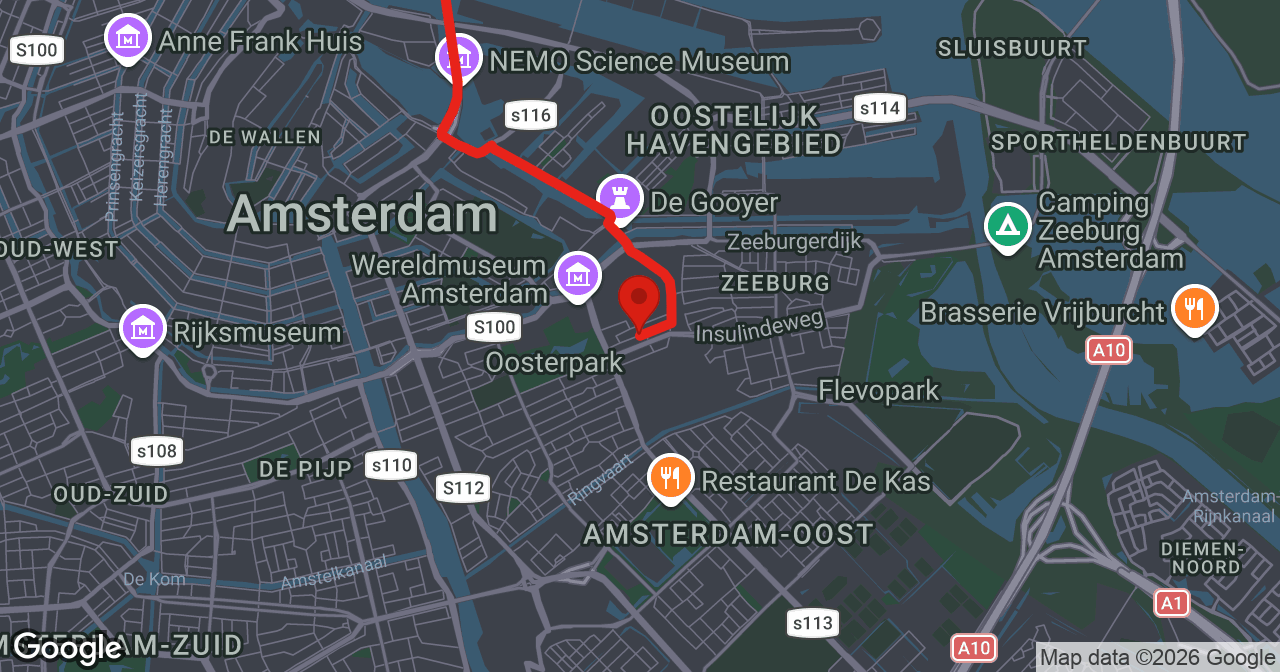 Kaart van de meldlocatie