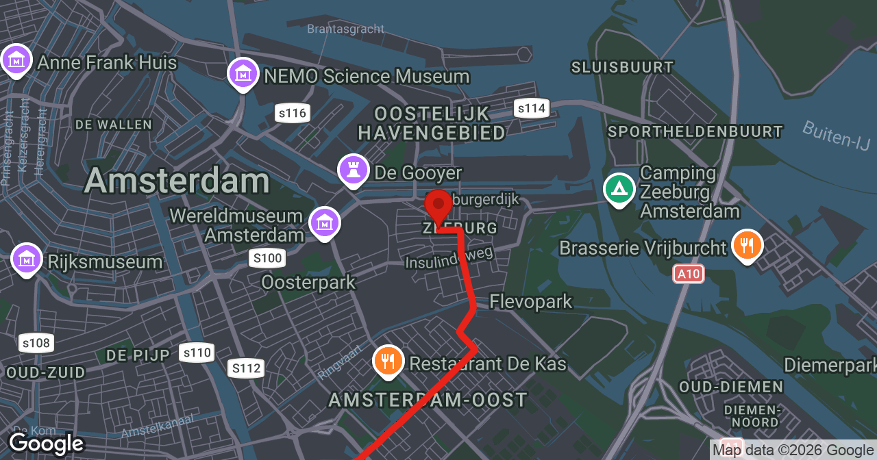 Kaart van de meldlocatie