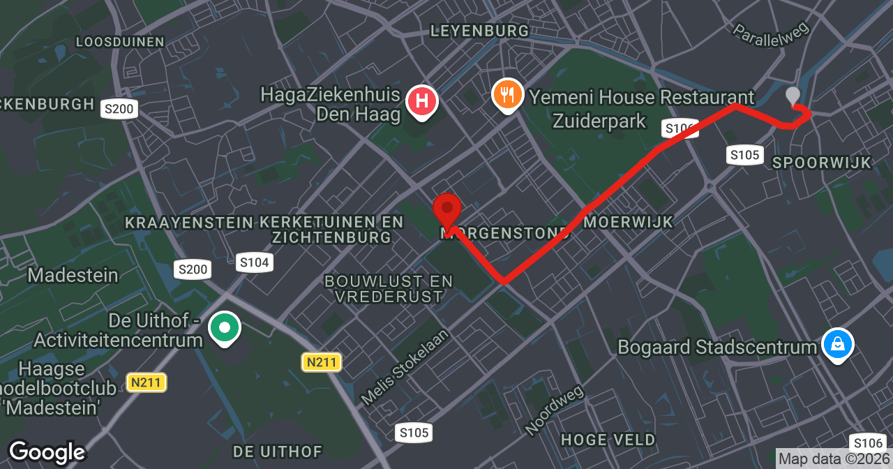 Kaart van de meldlocatie