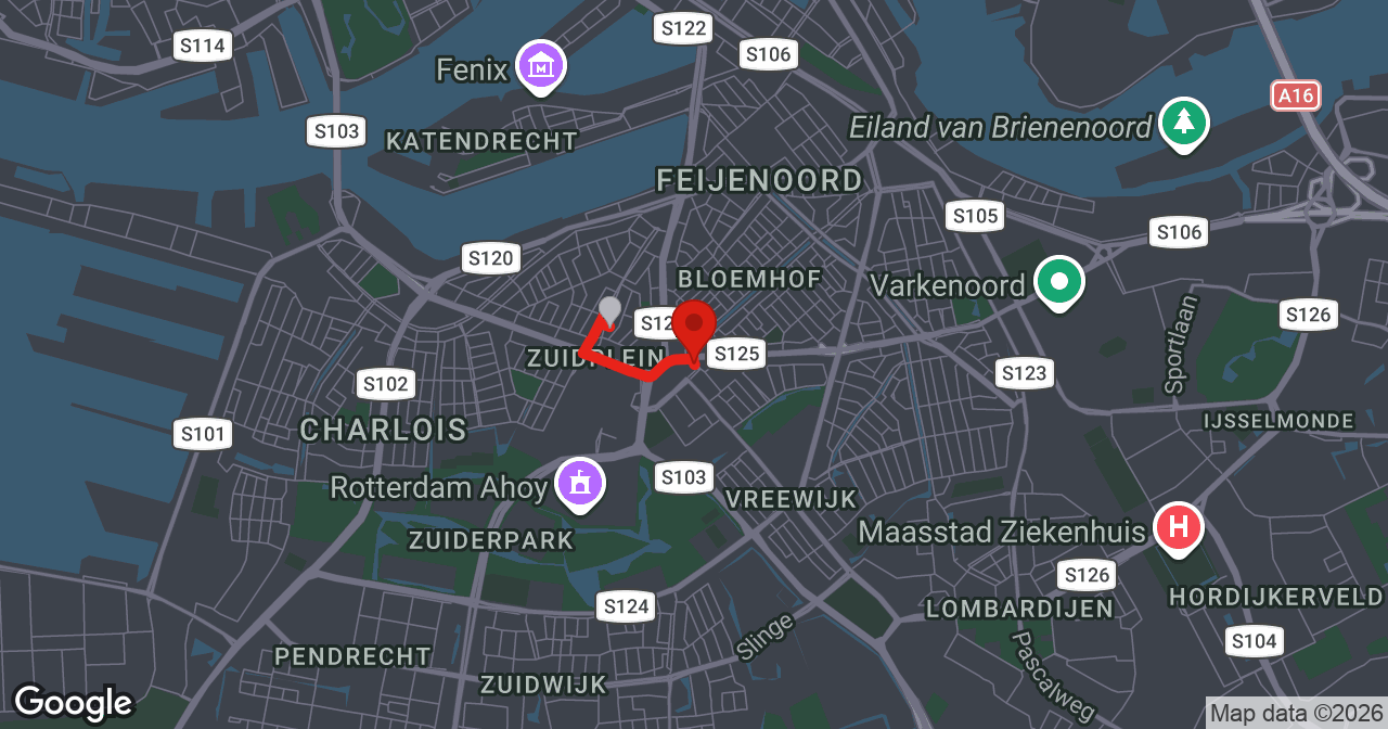 Kaart van de meldlocatie