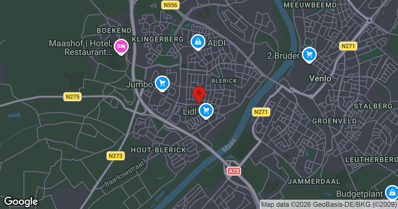 Kaart van de meldlocatie