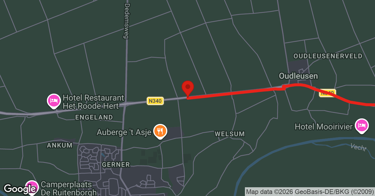 Kaart van de meldlocatie